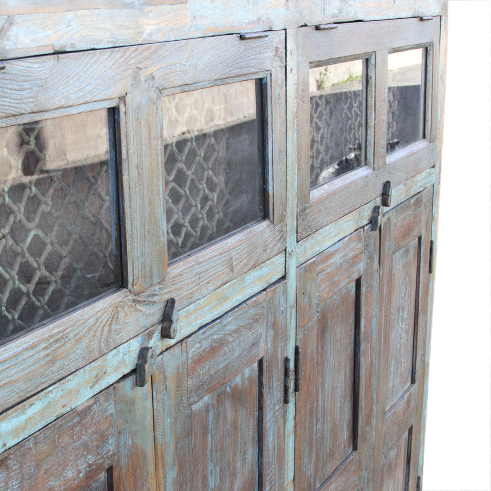 Antique Indian Jali Window Facade
