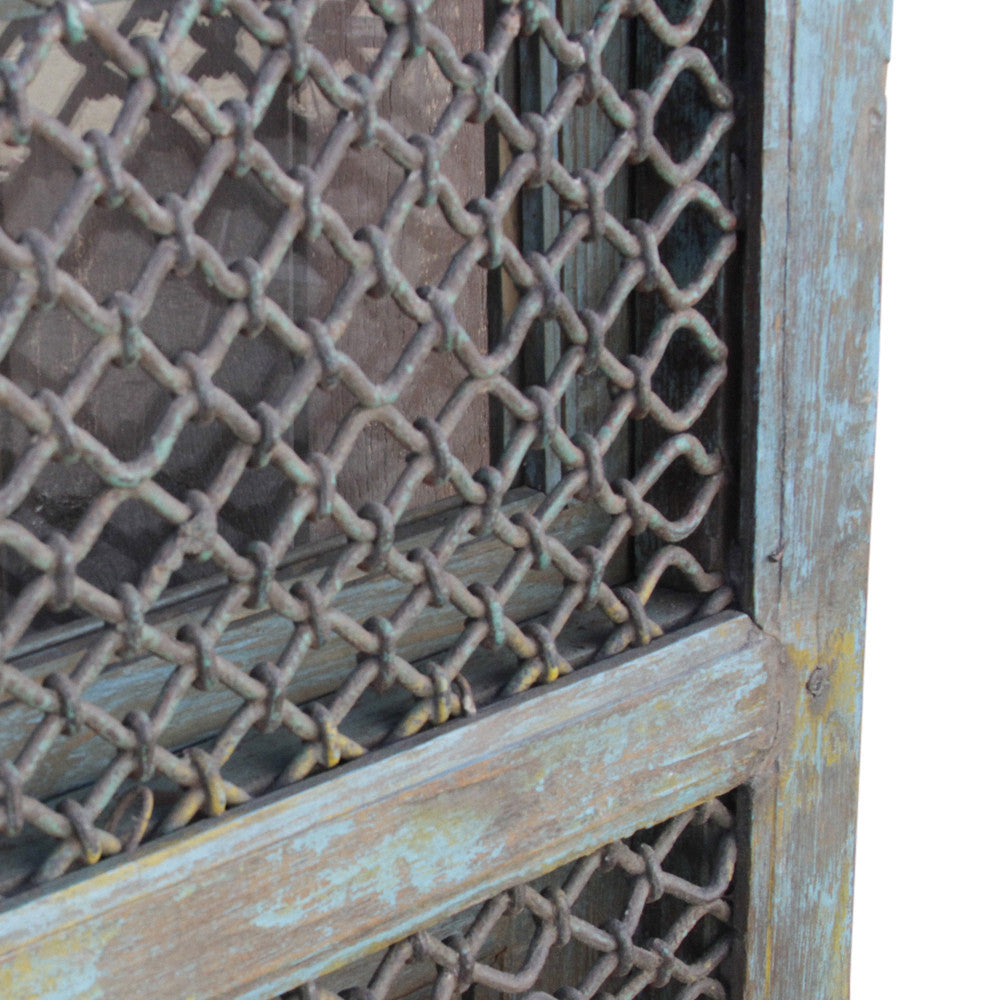 Antique Indian Jali Window Facade