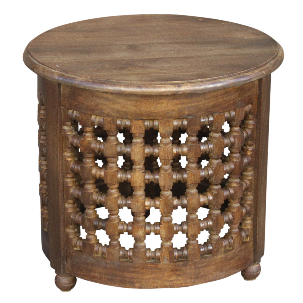 Moroccan Mousharabi End Table