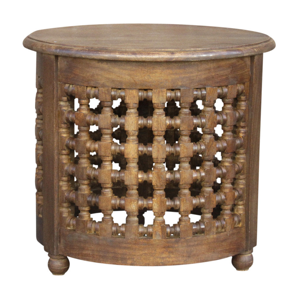 Moroccan Mousharabi End Table