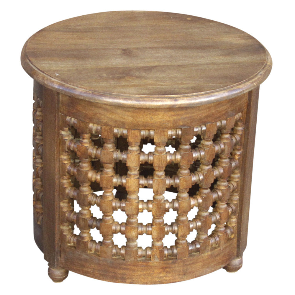Moroccan Mousharabi End Table