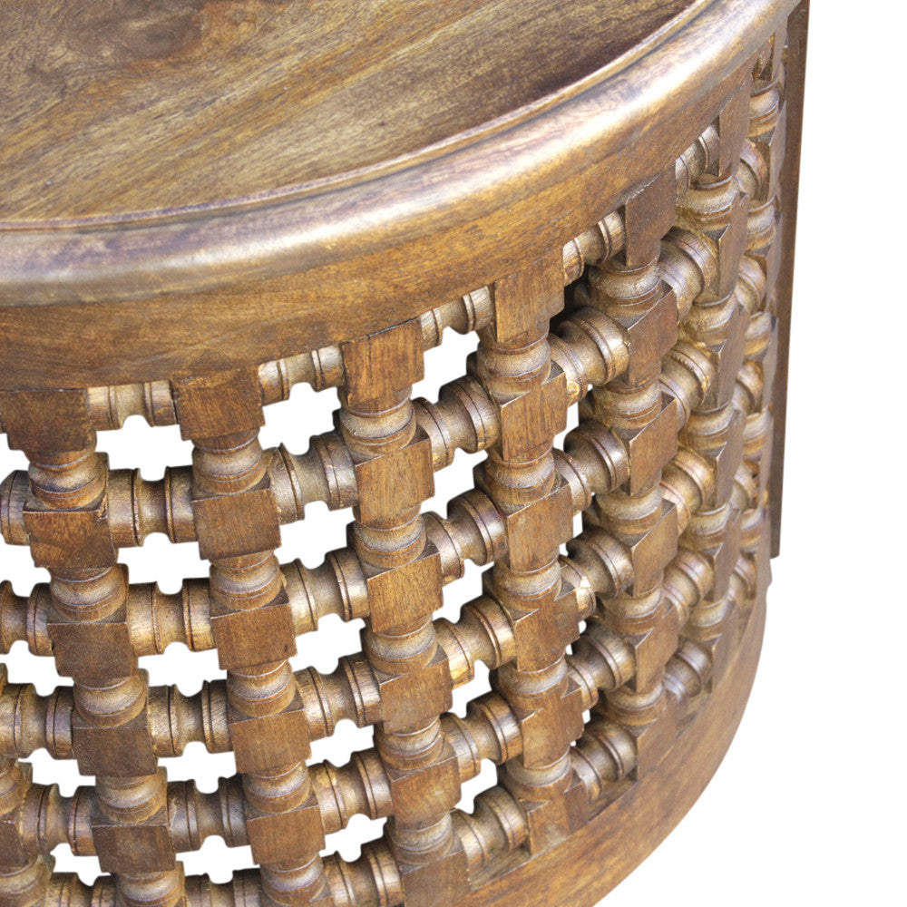 Moroccan Mousharabi End Table