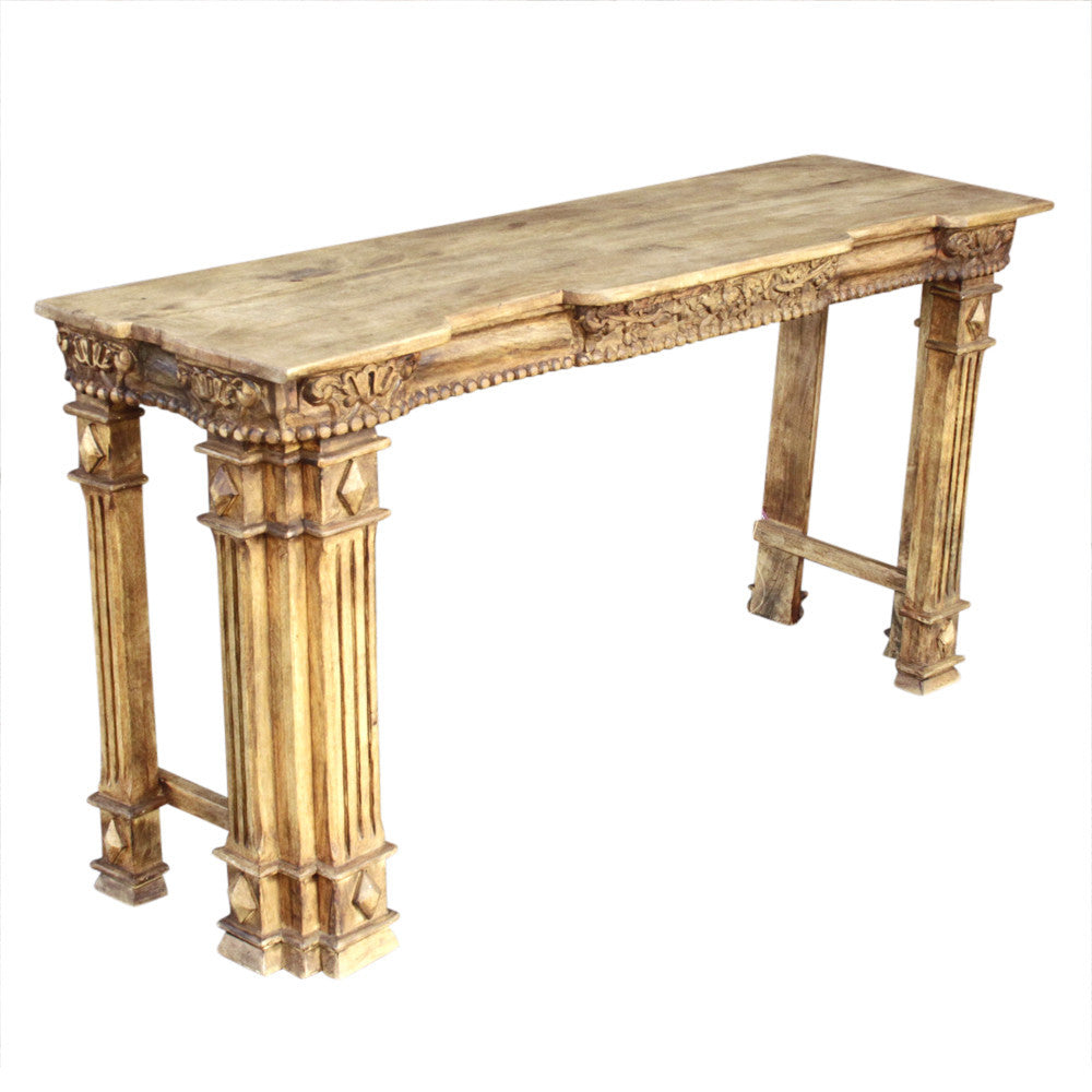Old World Column Console