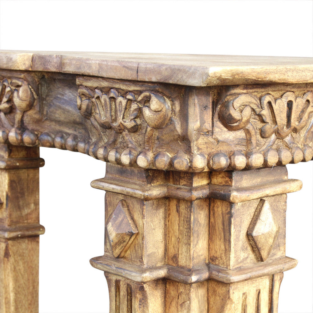 Old World Column Console