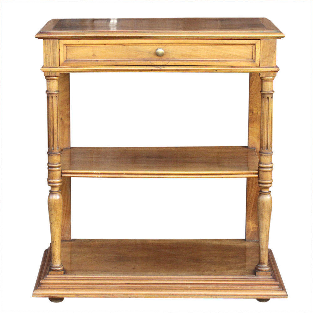 French Louis Philippe Walnut Etagere