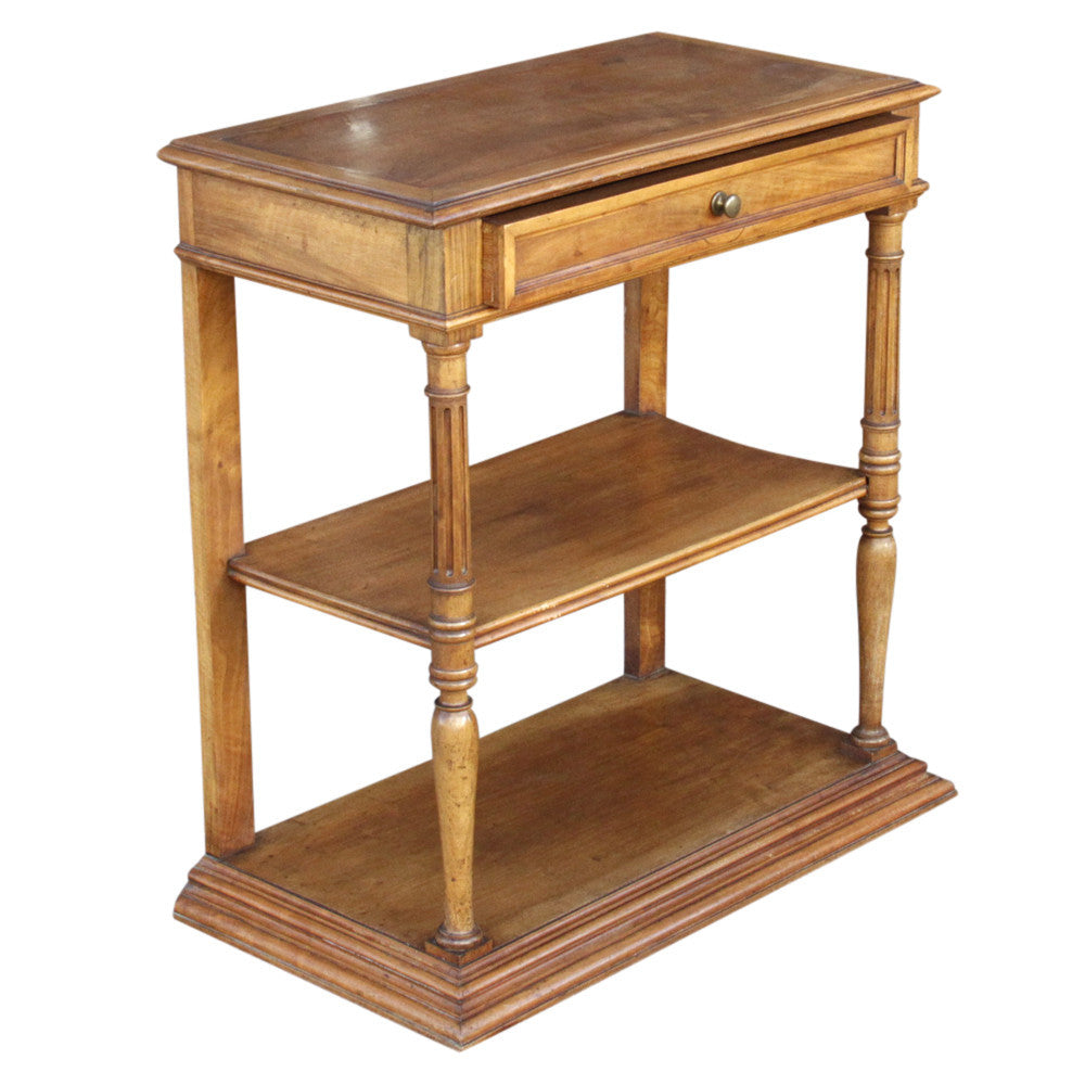 French Louis Philippe Walnut Etagere