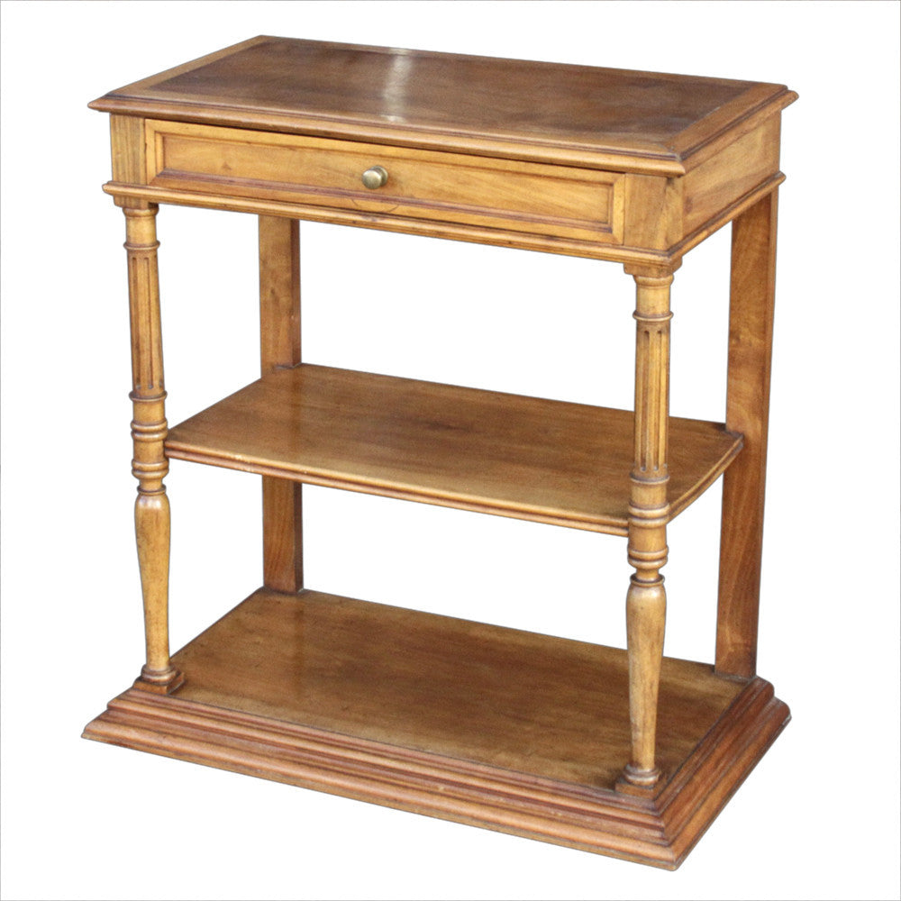 French Louis Philippe Walnut Etagere
