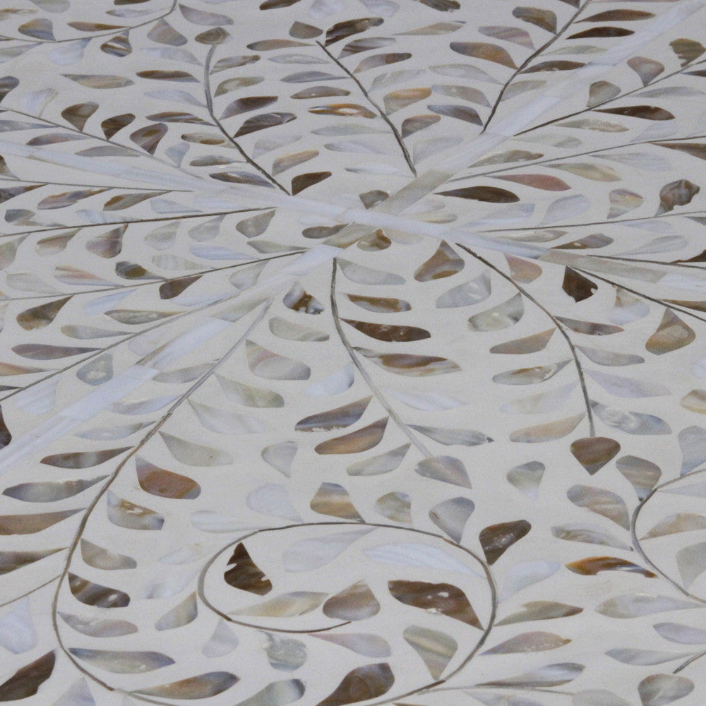 Octagonal Mother Of Pearl Coffee Table