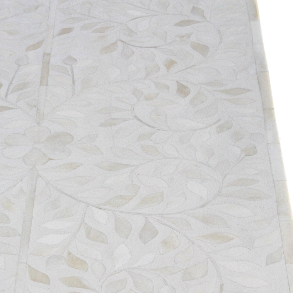 Mother Of Pearl White Serpentine Dresser