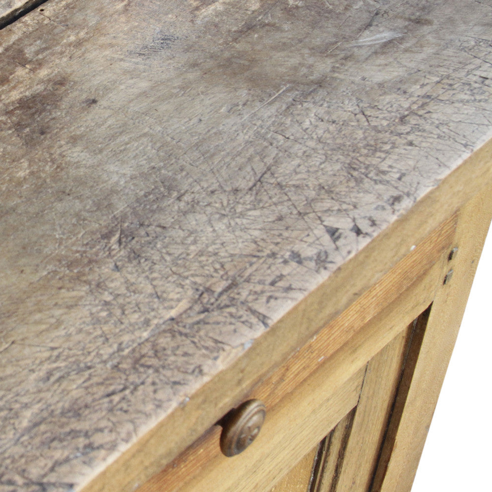 French Butcher Block Cabinet
