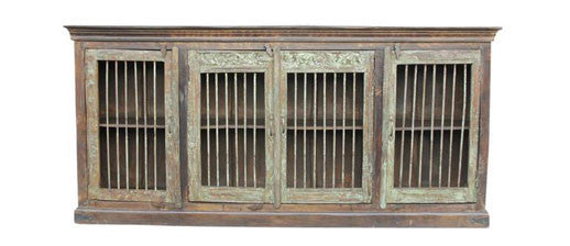 Large Antique Jali Door Sideboard
