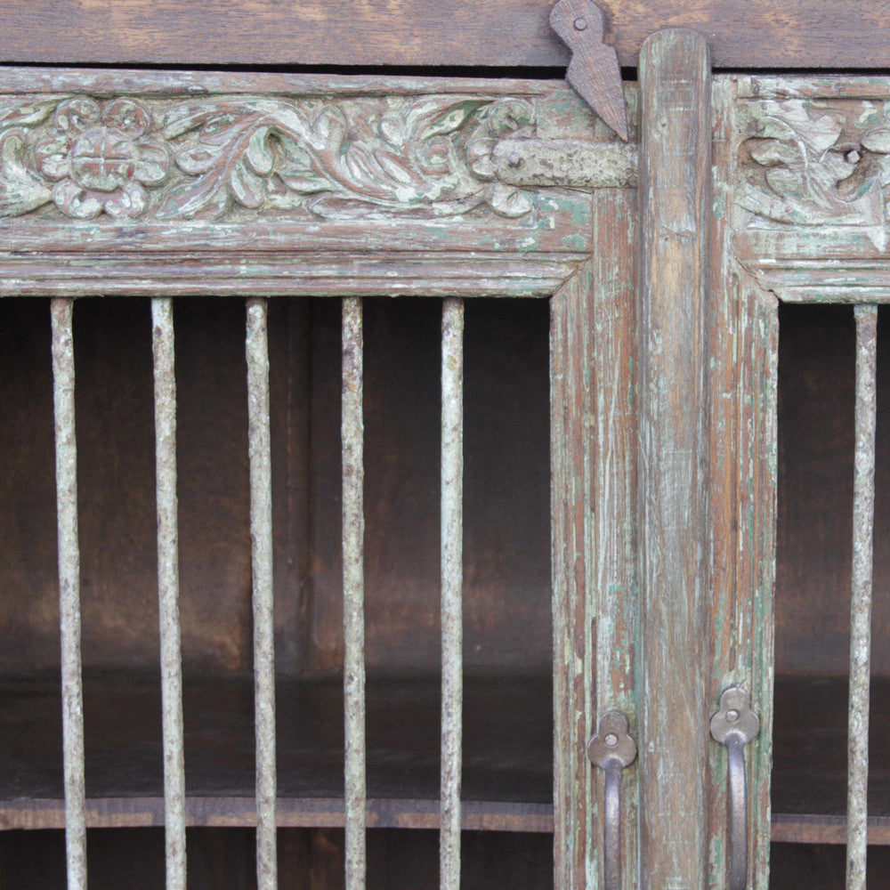 Large Antique Jali Door Sideboard