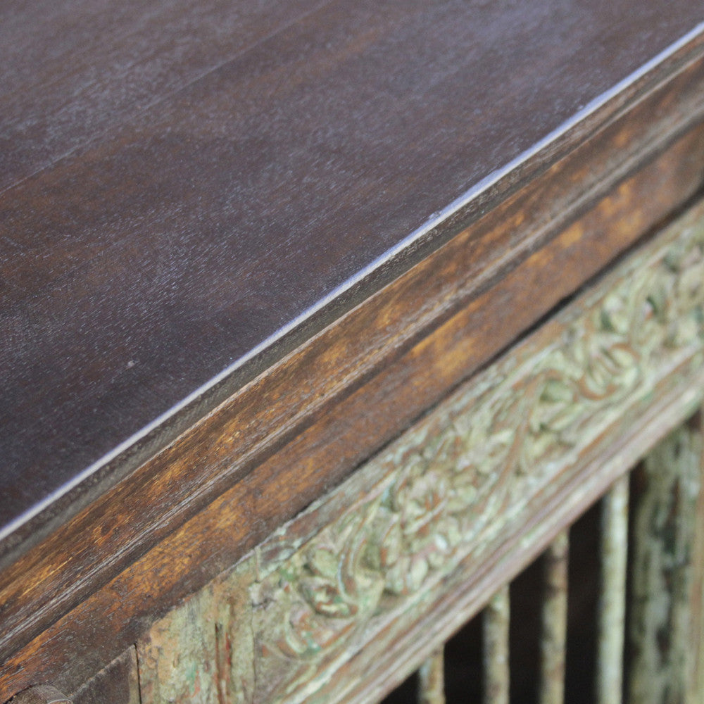 Large Antique Jali Door Sideboard