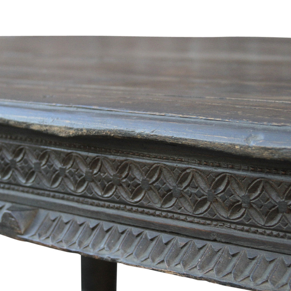 Tribal Carved Takhat Large Coffee Table