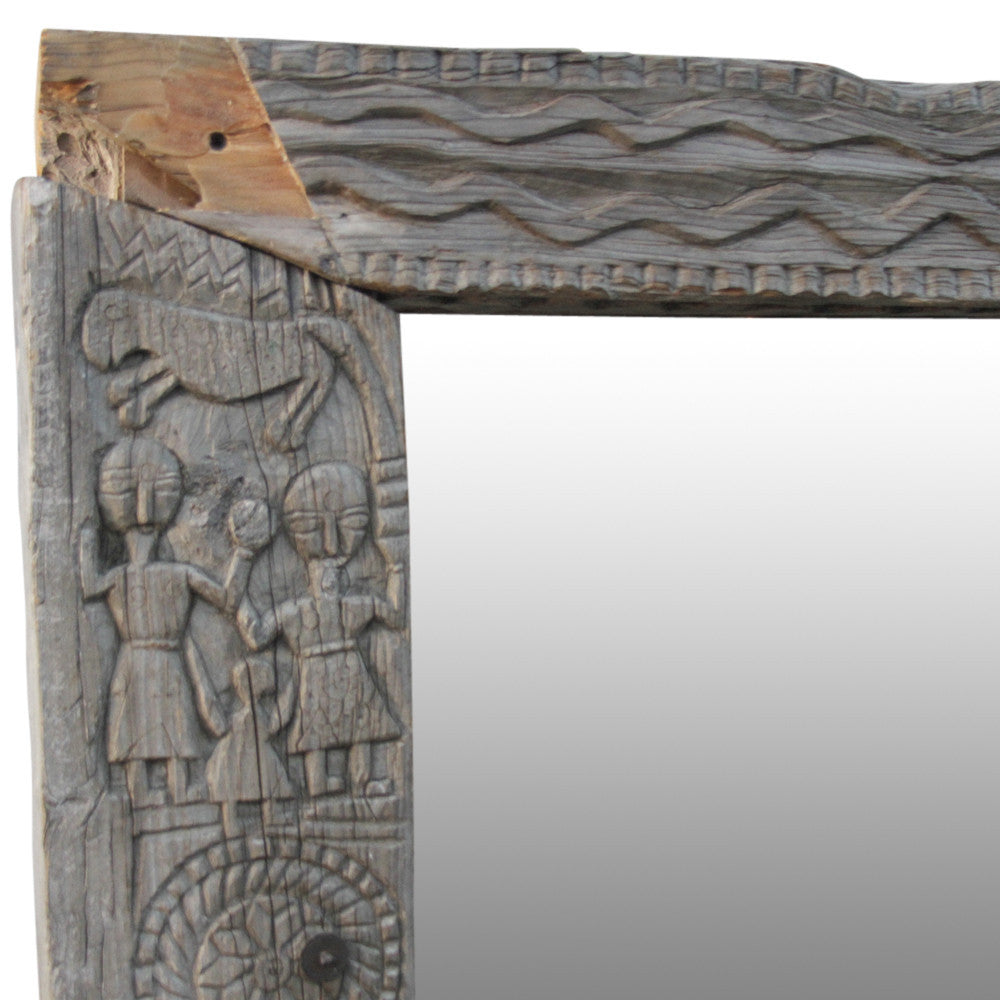 Tribal Bastar Antique Mirror