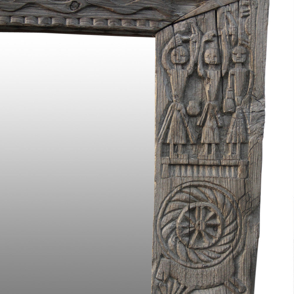Tribal Bastar Antique Mirror