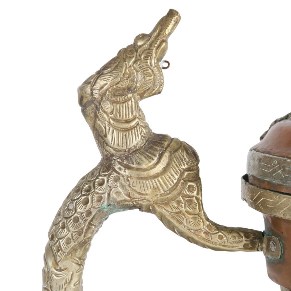 Vintage Silver And Copper Kettle