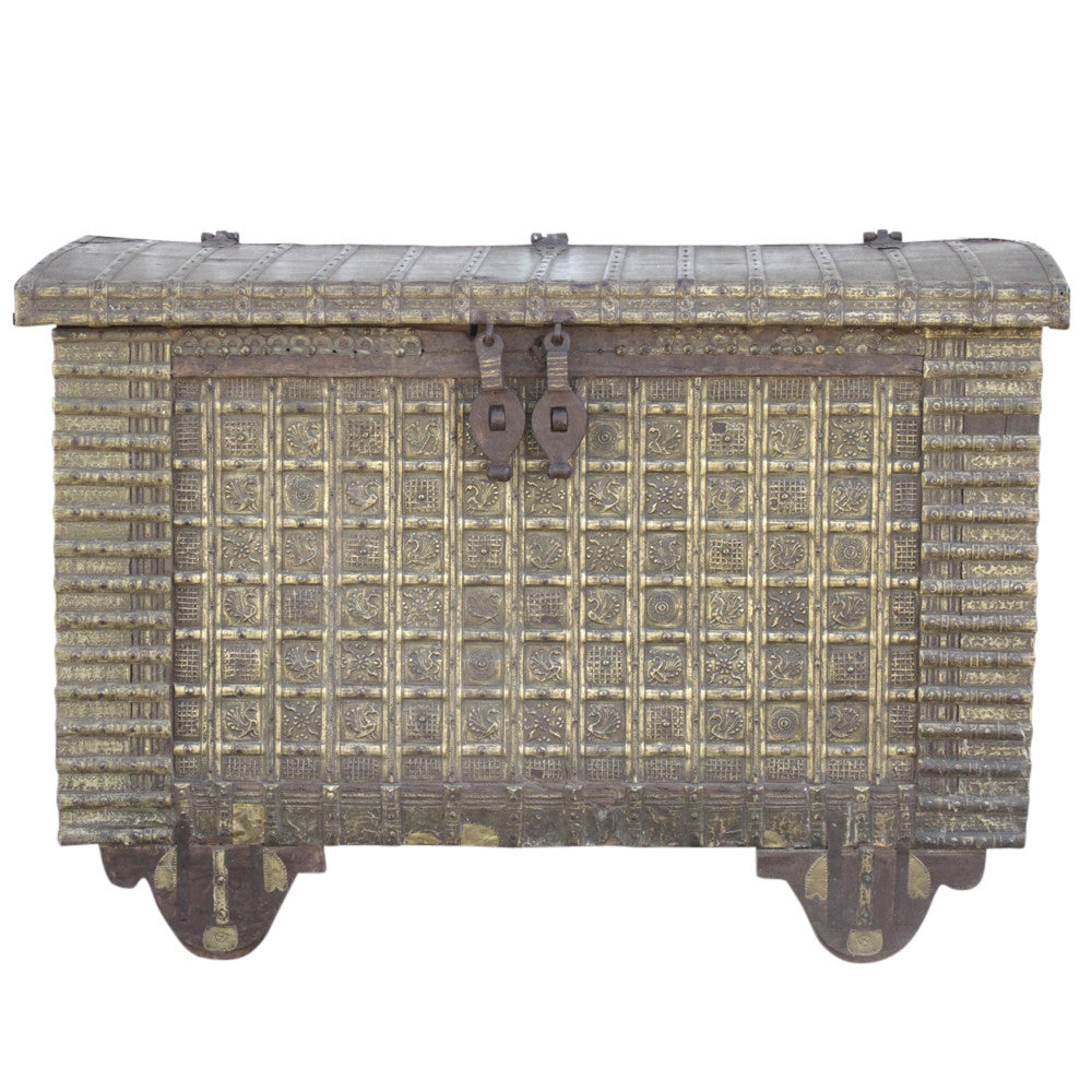 Impresive Kota & Brass Iron Trunk