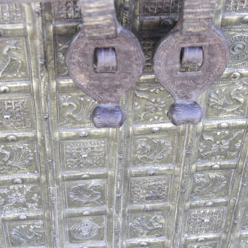 Impresive Kota & Brass Iron Trunk