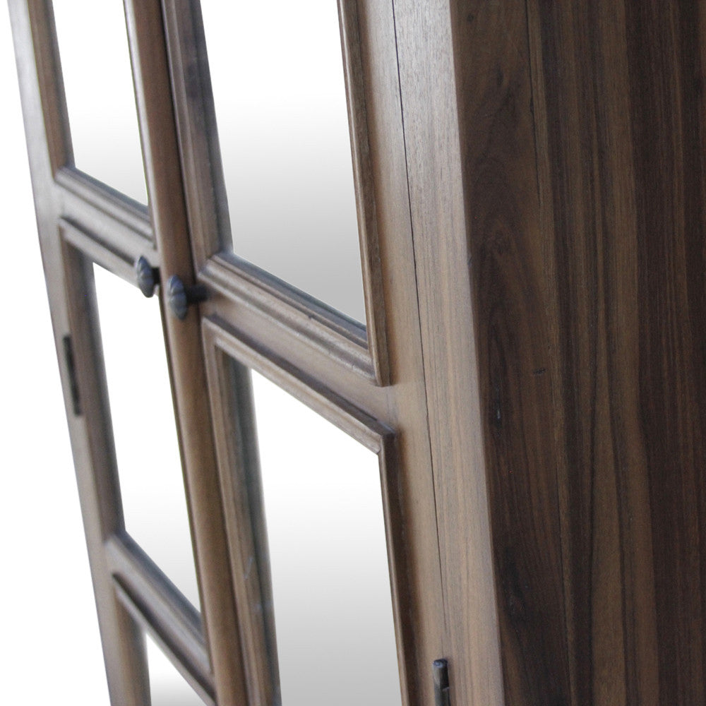 British Colonial Mirrored Cabinet
