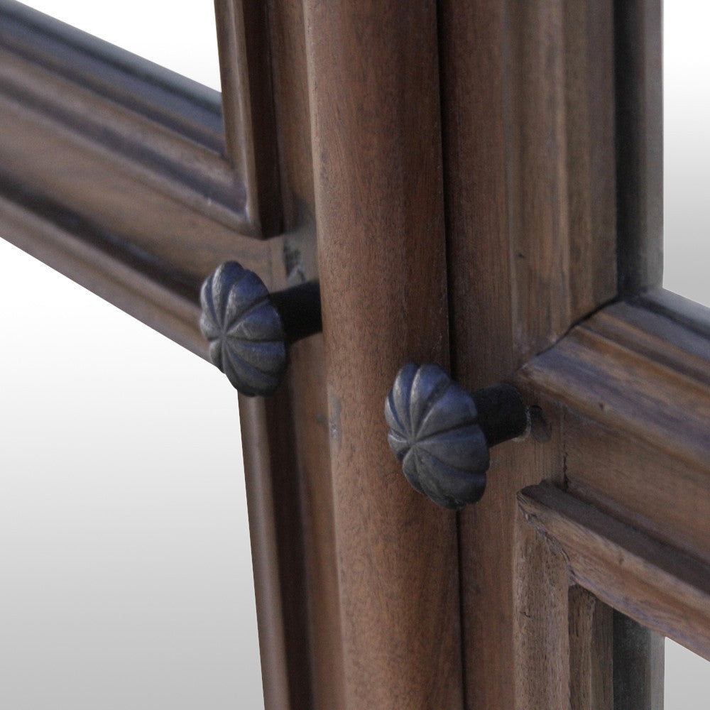 British Colonial Mirrored Cabinet