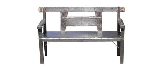 Rustic Ox Cart Bench