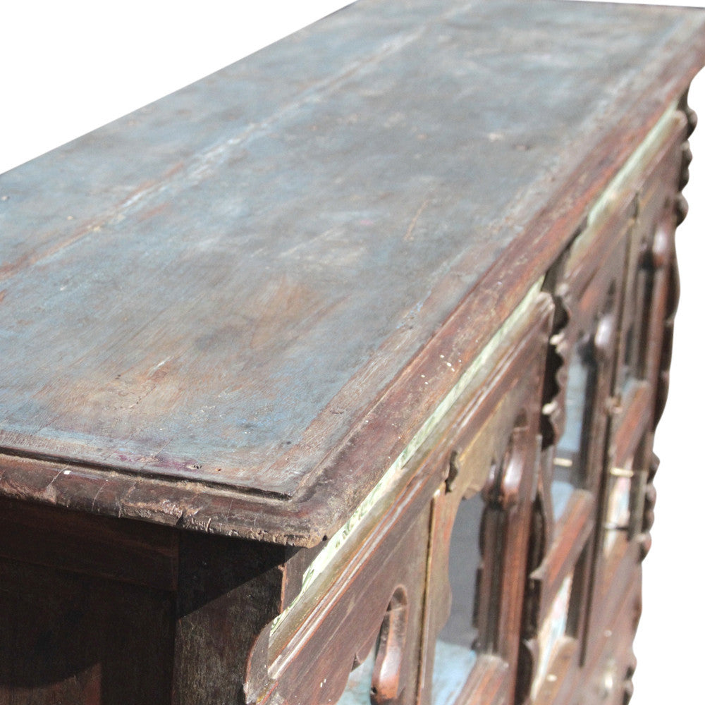 Intriguing British Colonial Tile Buffet