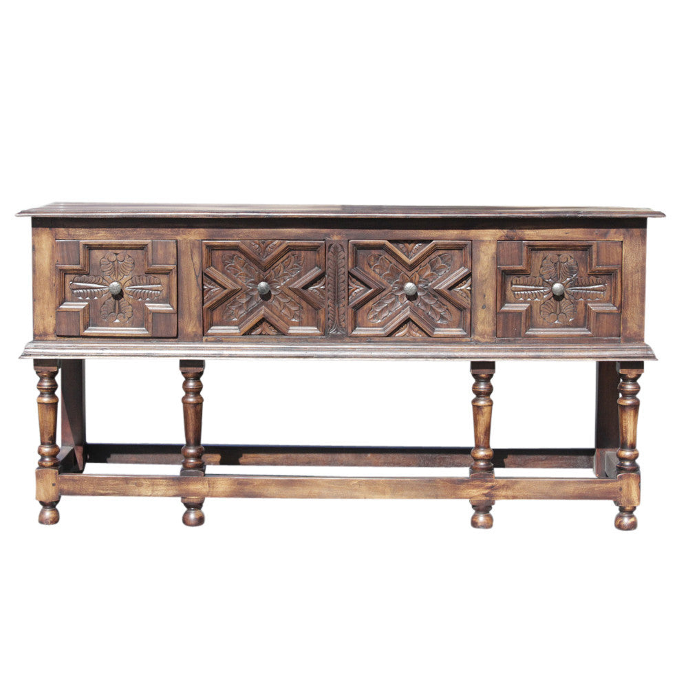 Refectory Tudor Style Console
