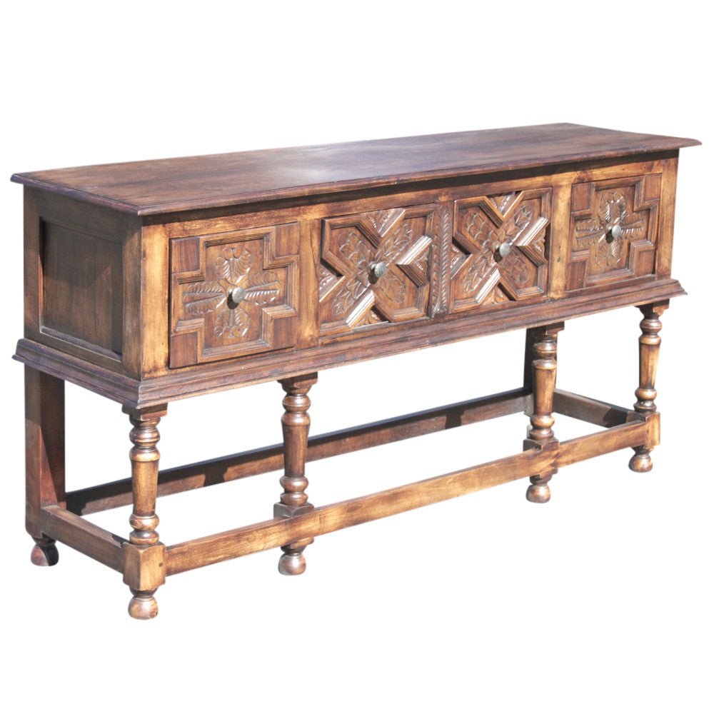 Refectory Tudor Style Console