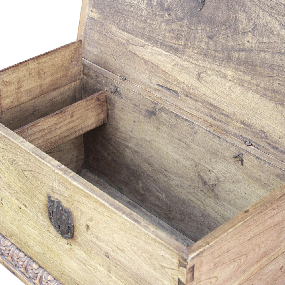 Handsome Carved Spanish Trunk