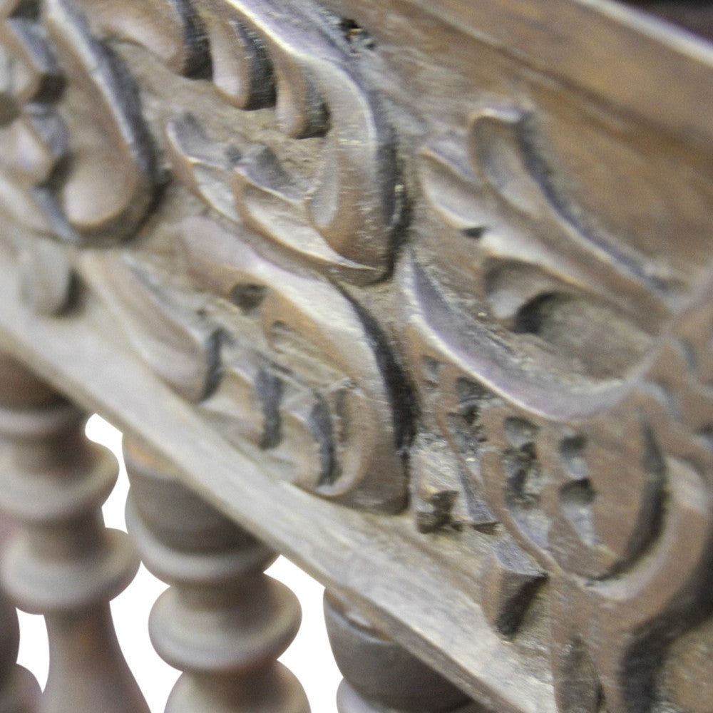 Beautifully Carved Capilla Bench