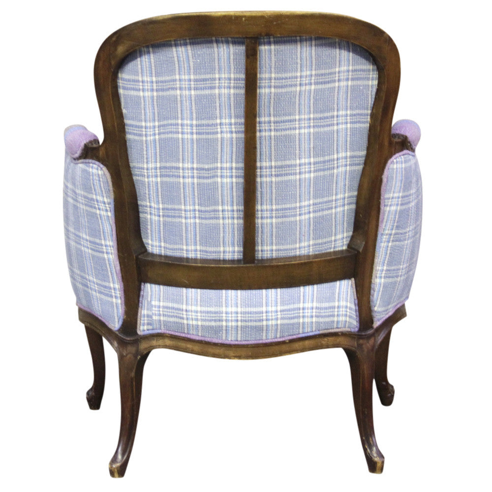 19th Century French Kantha Bergere Chair