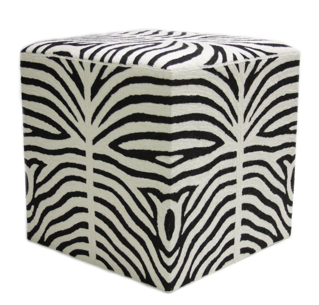 Custom Shipping ( 2 Zebra Ottomans )