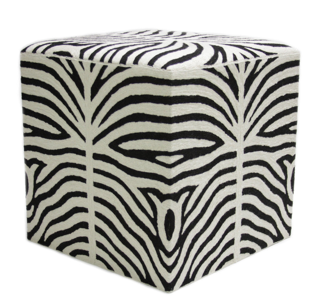 Zebra Ottoman