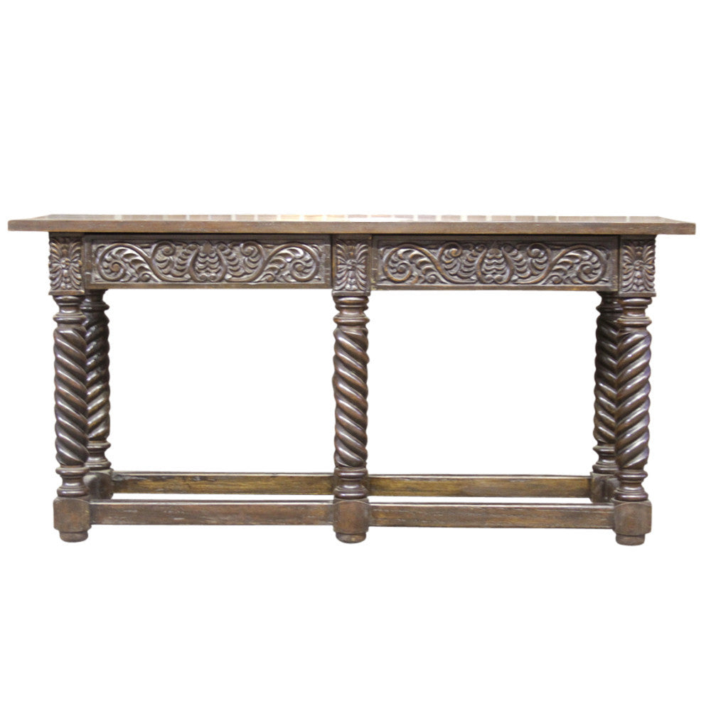 Spanish Baroque 2-Drawer Console Table