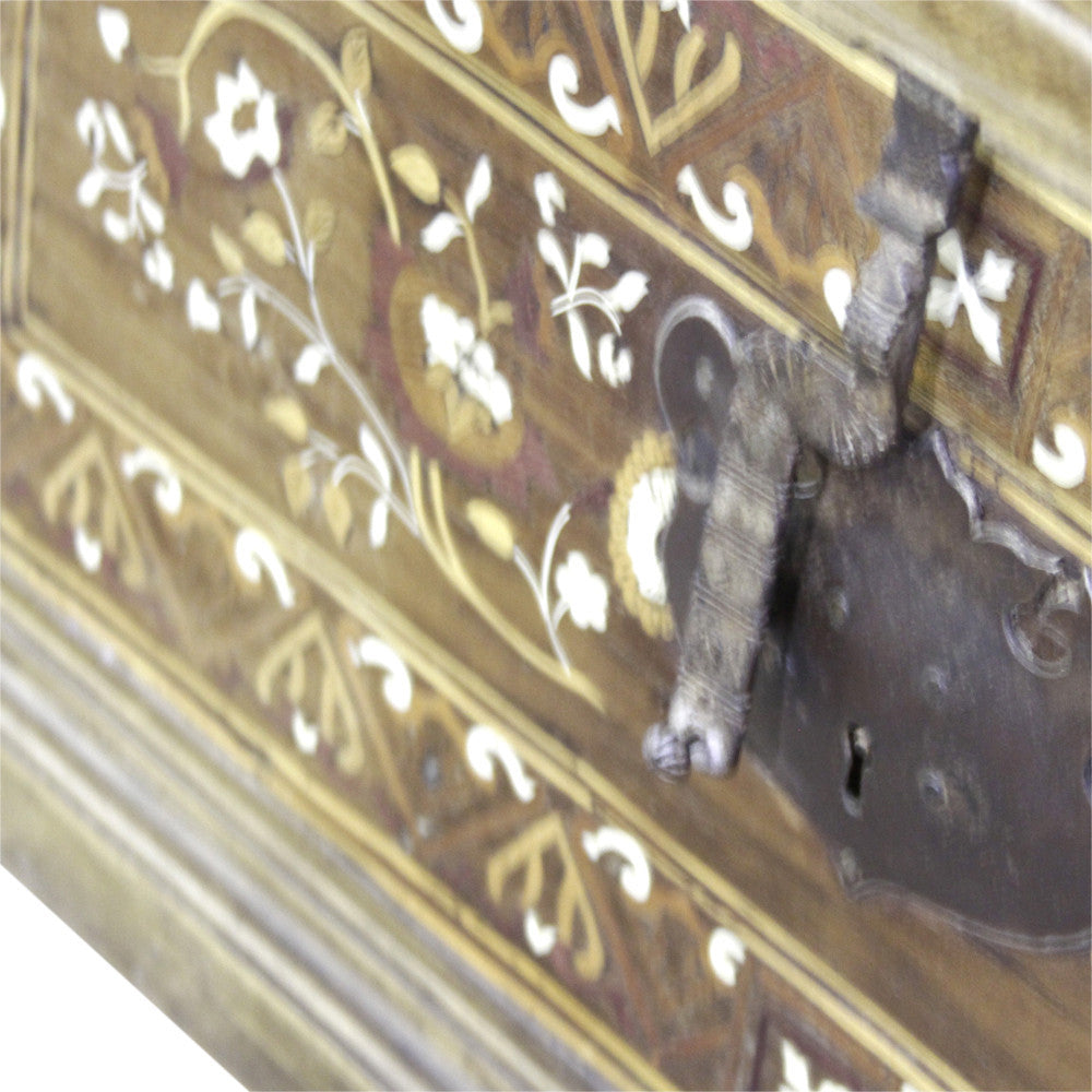 Majestic Spanish Marquetry Trunk