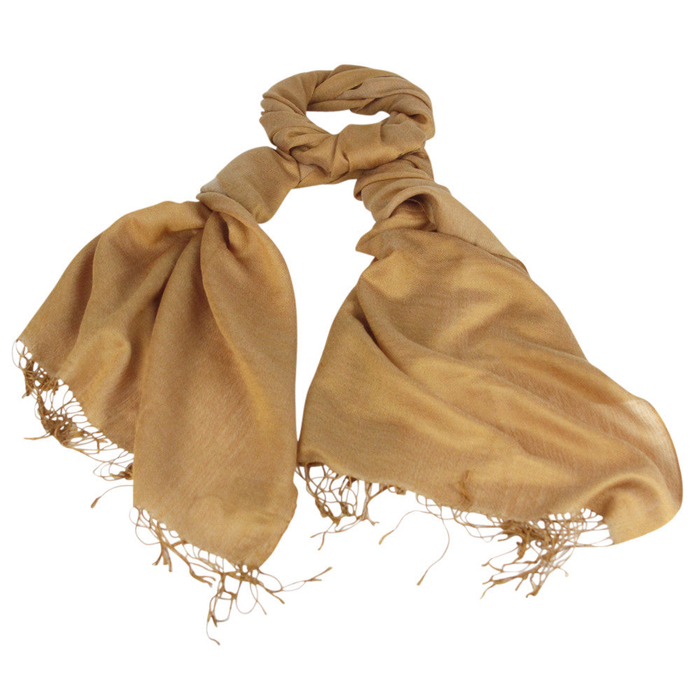 Tangerine Pashmin Woolen Shawl