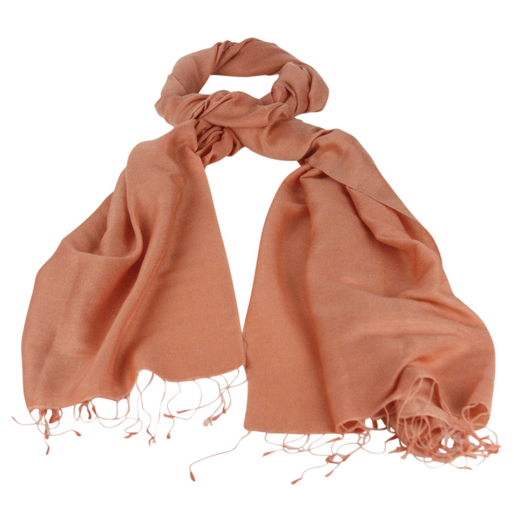 Coral Pashmin Woolen Shawl