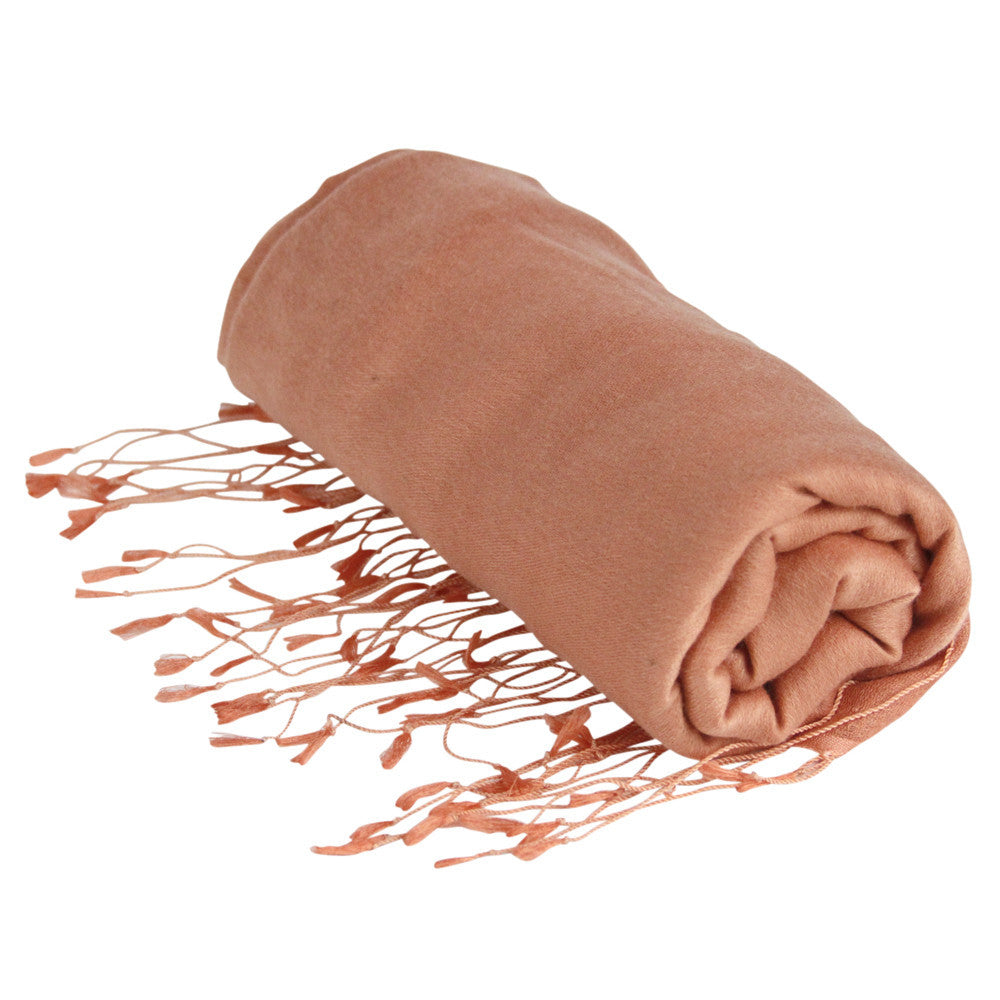 Coral Pashmin Woolen Shawl
