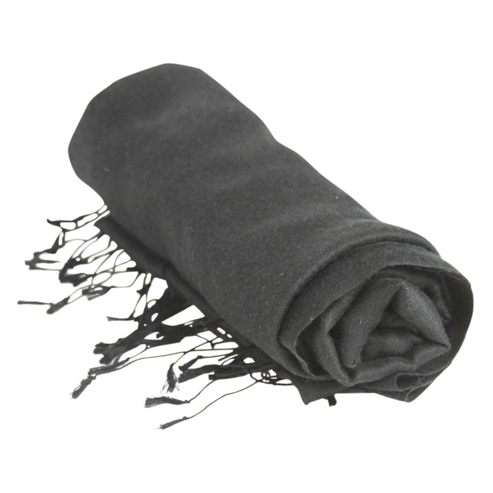 Ebony Pashmin Woolen Shawl