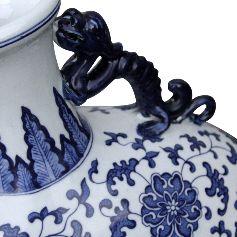 Large Moonflask Dragon Vase