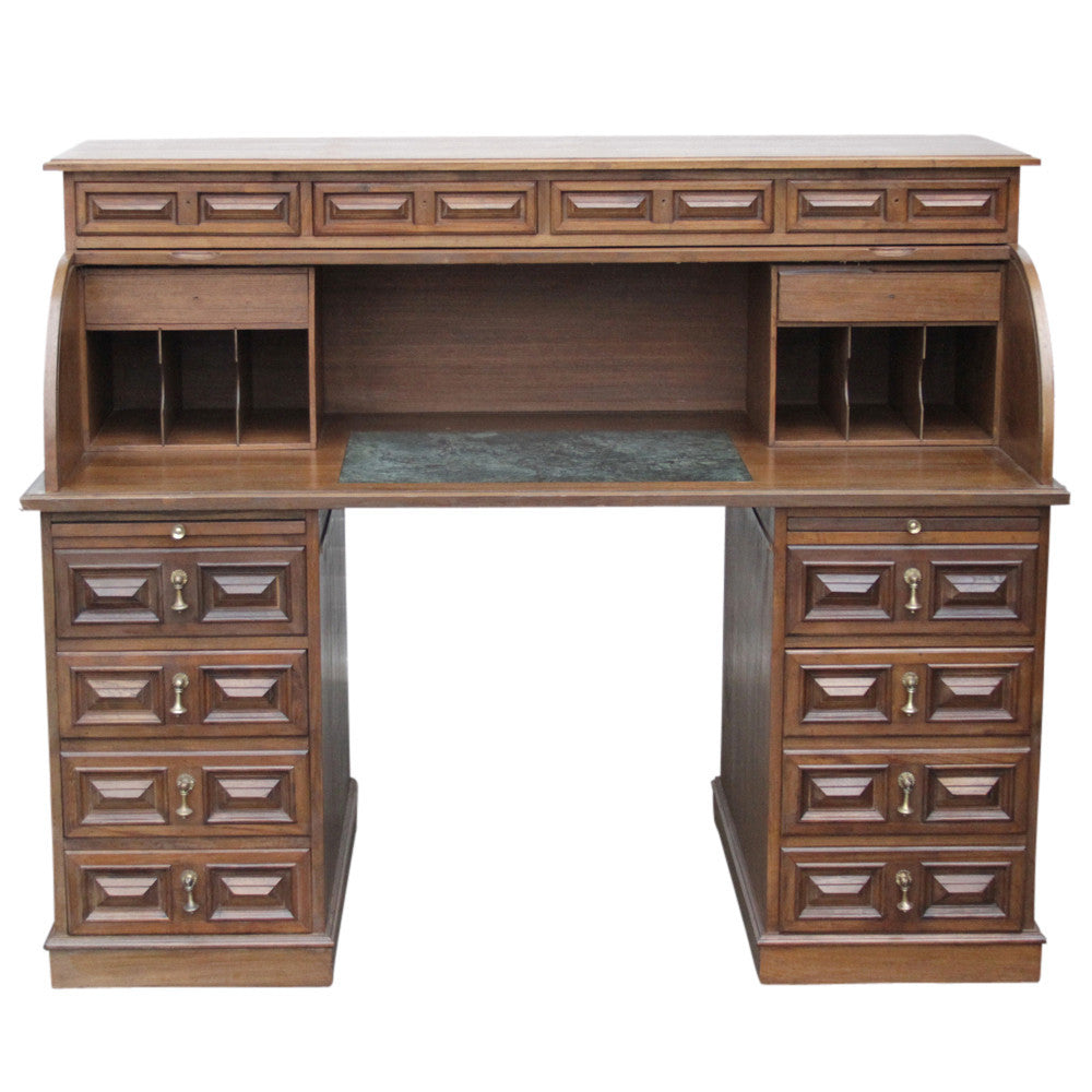 Spanish Colonial Roll Top Desk