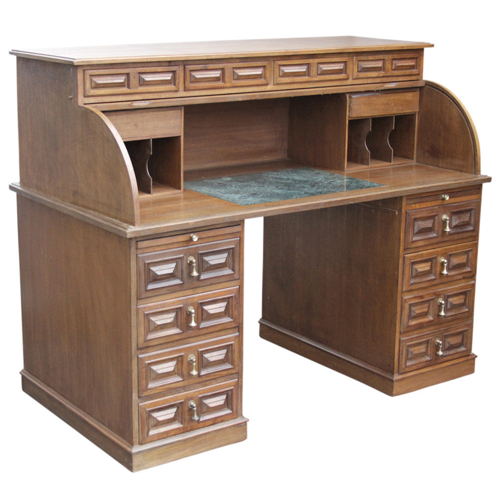 Spanish Colonial Roll Top Desk