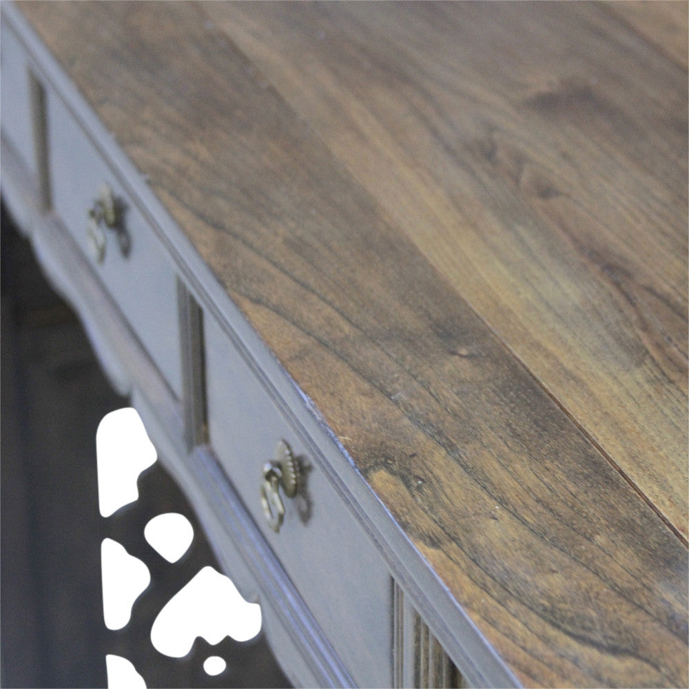Mid Century Elm Altar Console