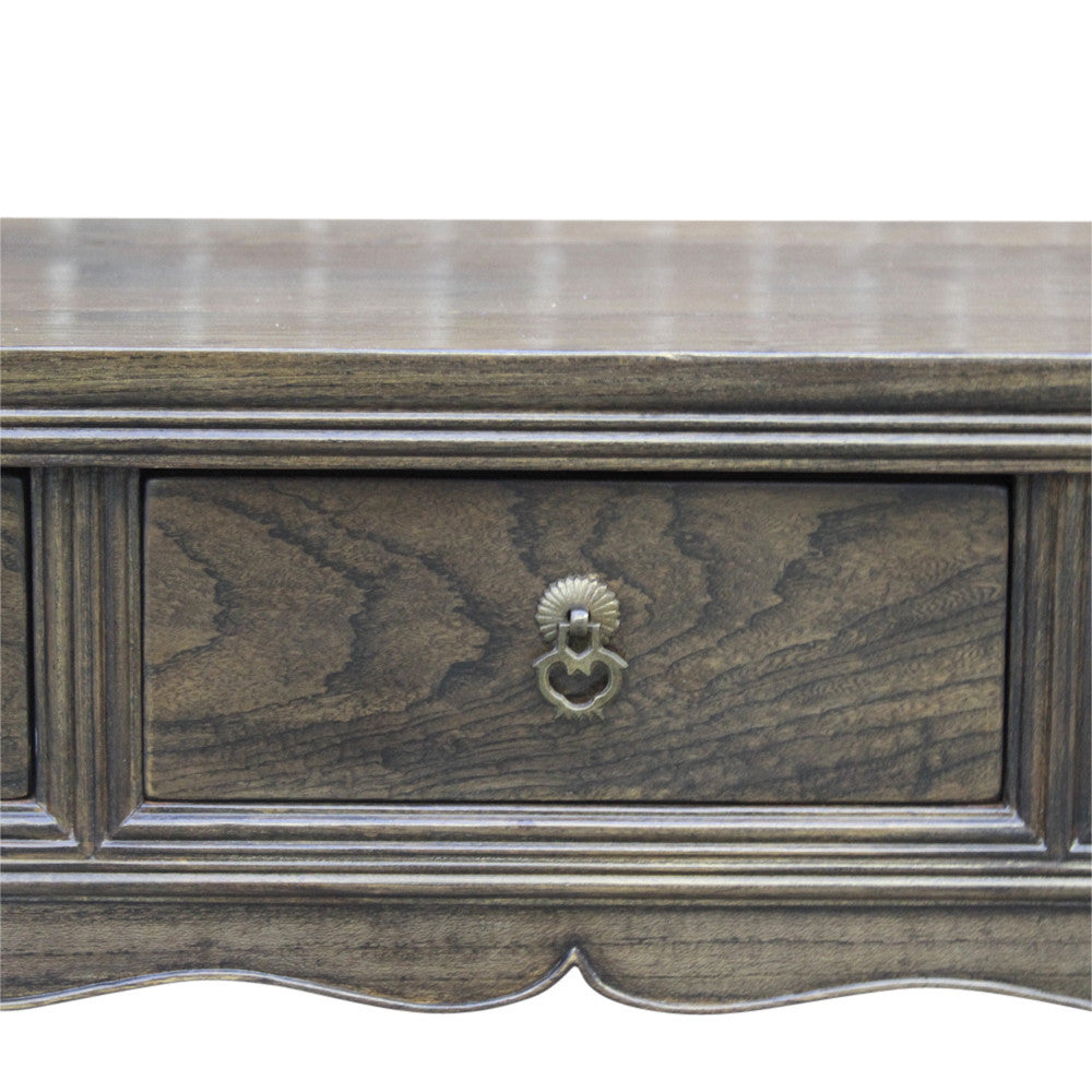 Mid Century Elm Altar Console