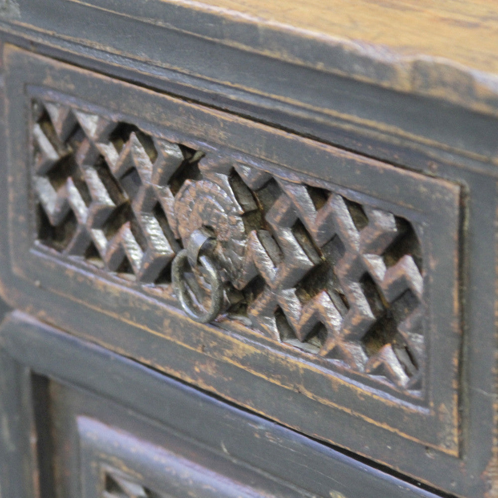 Antique Carved Chinese Coffee Table