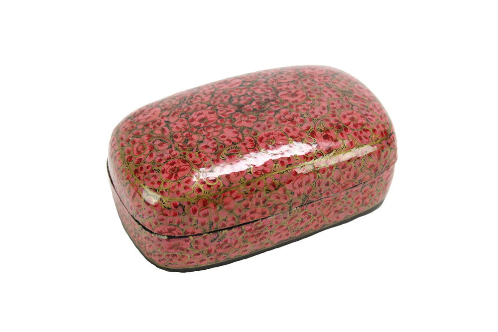 Rose Kashmiri Hand Painted Box