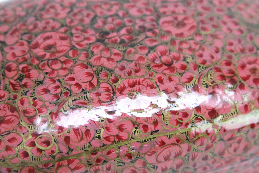 Rose Kashmiri Hand Painted Box