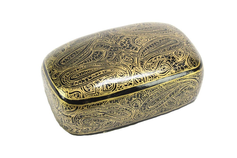 Paisley Kashmiri Hand Painted Box