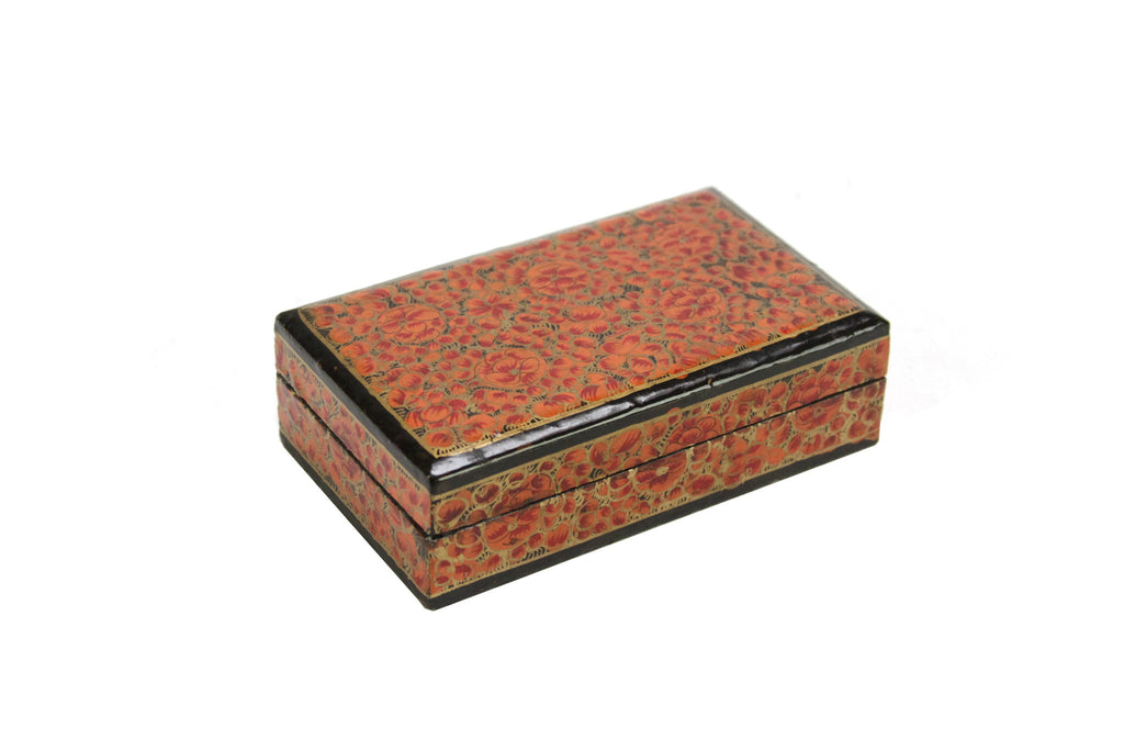 Petite Ravi Kashmiri Hand Painted Box